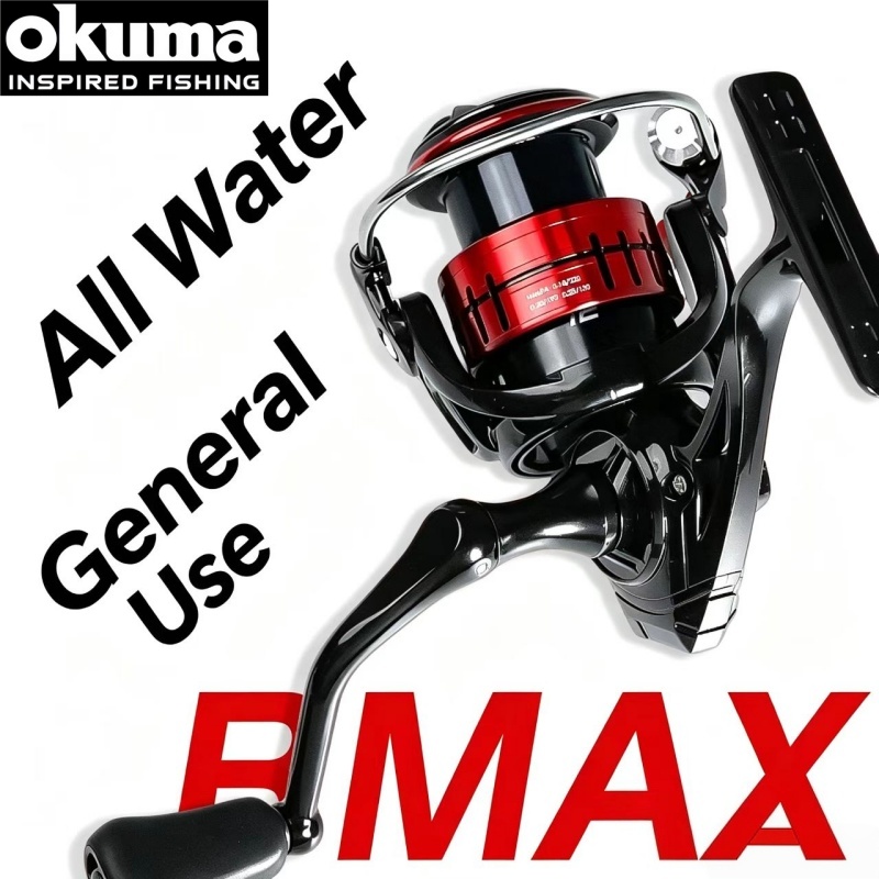 Abu Garcia Reel Max - Carrete de Pesca Giratorio Okuma BMA,