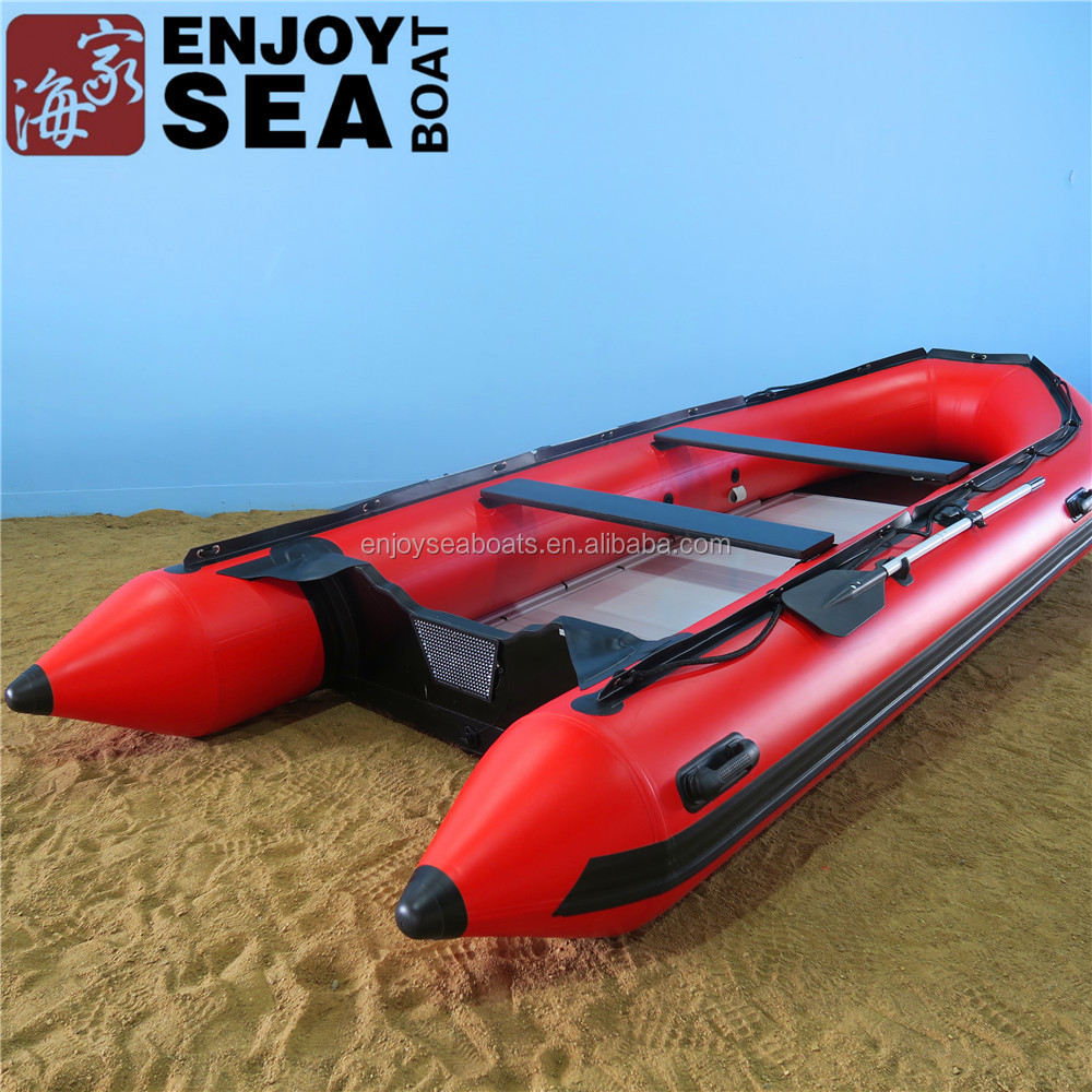 Bote de Pesca Inflable Rojo 20 - Fishing Boat Aluminum reseña y precio