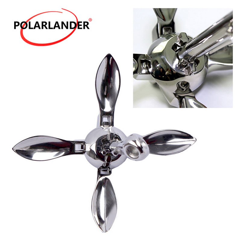 Ancla de grapnel plegable para - Fishing Boat Anchor reseña y precio