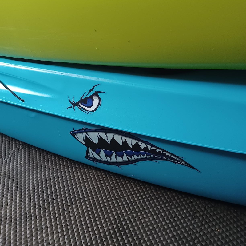 2 uds dientes de tiburón boca  - Fishing Boat Oar reseña y precio