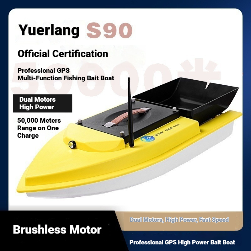 Yuerlang S90 Barco Cebador con - Fishing Boat Gps reseña y precio