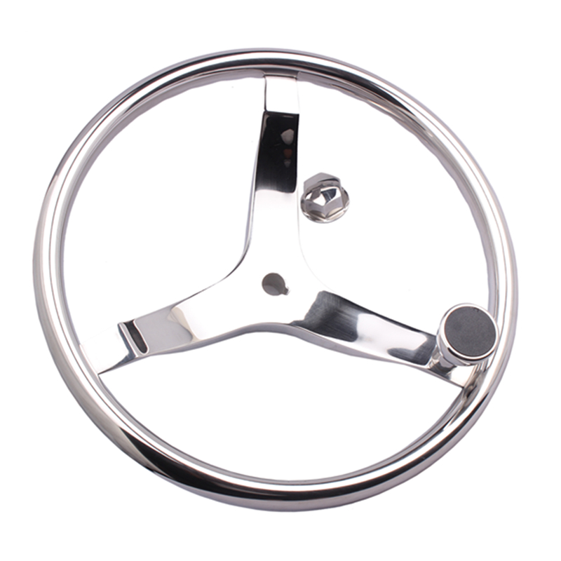 Llanta de acero inoxidable de  - Fishing Boat Steering Wheel reseña y precio