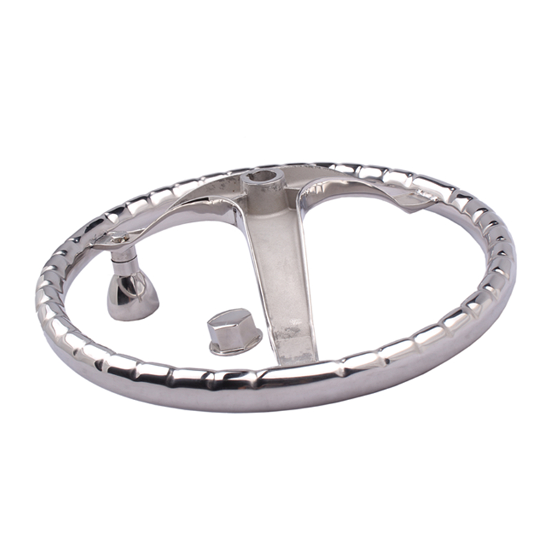Llanta de acero inoxidable de  - Fishing Boat Steering Wheel reseña y precio